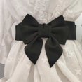thumbnail image 2 of Women Big Bow Elastic Waist Belt, Stretchy Wide Waist‑band Decorative Sash for Dress, Coat and Down Jacket, 2 of 6