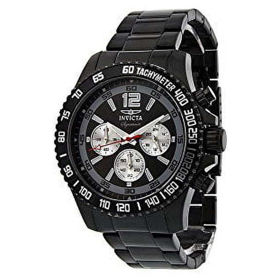 Invicta Men's Signature II Divers Chronograph Black Dial Watch 7413