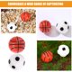 thumbnail image 4 of KAKOWELY 12 mini pelotas de fútbol, baloncesto, deportes en miniatura, casa de muñecas., 4 of 5