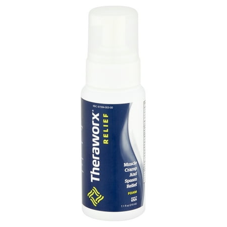 Theraworx Relief Fast-Acting Foam for Leg Cramps, Foot Cramps and Muscle Soreness, (Best Way To Relieve Cramps)