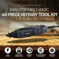 thumbnail image 2 of Master Mechanic 40 Piece Rotary Tool with Accessories Kit and Spindle Lock, 2 of 6