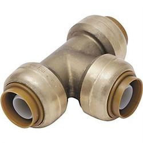 Cash Acme 5206024 U412LFA Push Fit Shark Bite Tee, 0. 75 x 0. 75 x 0. 5