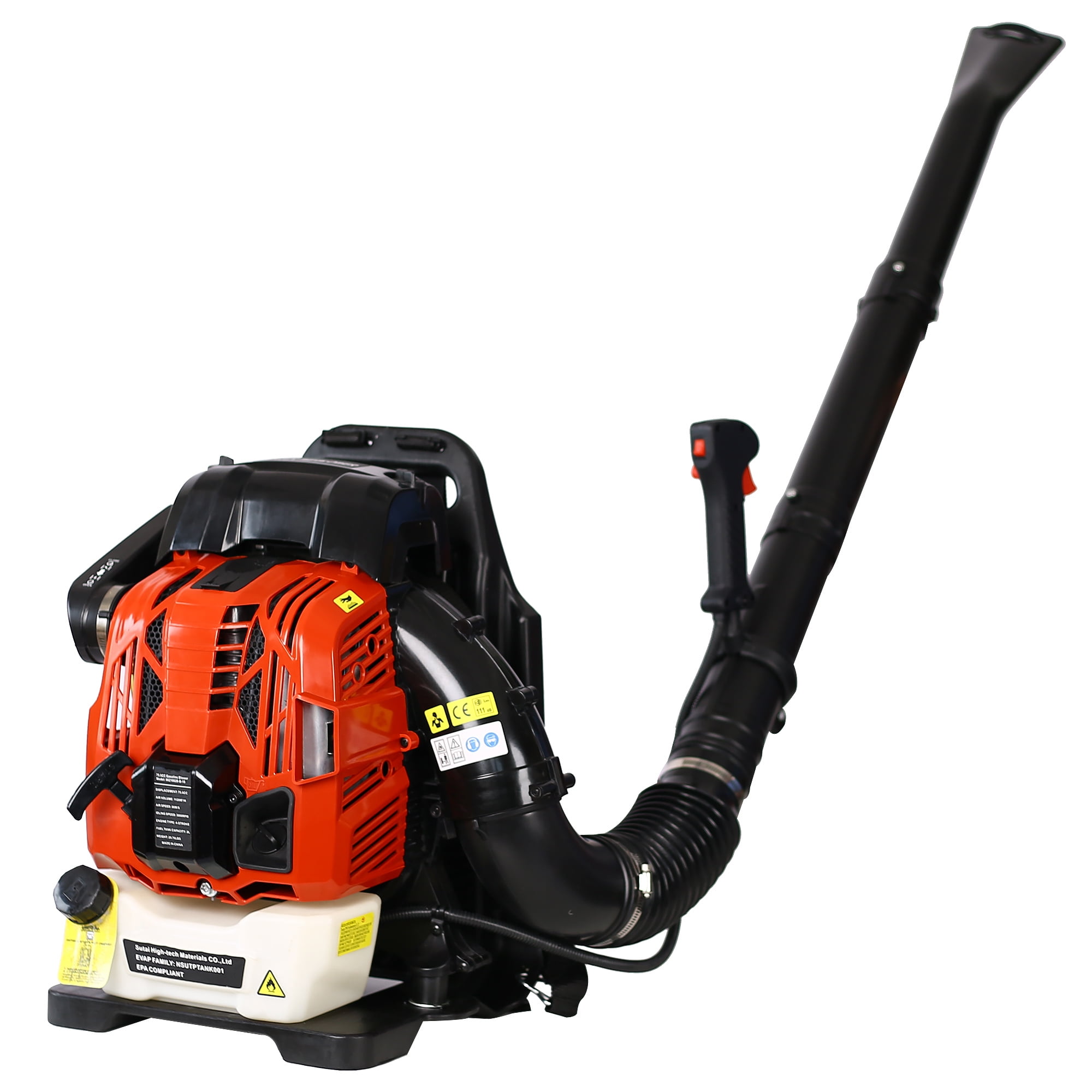 76cc gasoline backpack leaf blower 4 cycle engine gas powered with