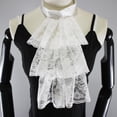 thumbnail image 1 of PETSOLA Steampunk Collar Ruffle Fake False Collar White, 1 of 9