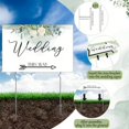 thumbnail image 5 of OurWarm 11 Pcs Wedding Direction Signs with Stakes Wedding Welcome Signs Arrow Shaped Wedding This Way Directional Road Signs Double Sided Printed Wedding Parking Sign Yard/Lawn Signs for Reception, 5 of 8