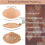 Push Up Sticky Bra, Breast Lifters, Backless Bra, Strapless Bra, Breast Shaper, Adhesive Bra, Nipple Cover, Pasty, Cup Size US, Cup Band, DD, Nude