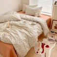 thumbnail image 2 of Floral Girls Duvet Cover Set King Size Soft Cotton Comforter Cover Set, 2 of 7