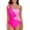 Hot Pink, variant on Efsteb Women'S Bikini Swimsuits Beach Bikini Slim Print Summer Swim Swimsuits Off Shoulder Bathing Suit Swimwear (Orange,M)