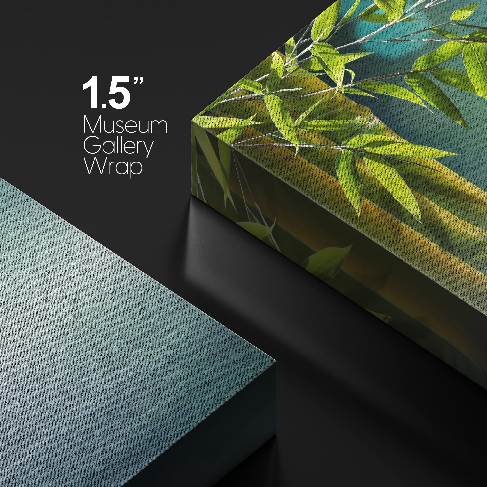 wall26 Canvas Print Wall Art Zen Stone Stack on Water with Lily