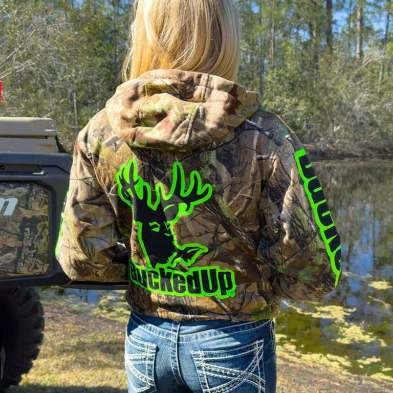 トップス FUR ZIP HOODIE - REALTREE 9/S PROJECT Embroidered Realtree Full Zip Hoodie — Custom Screen