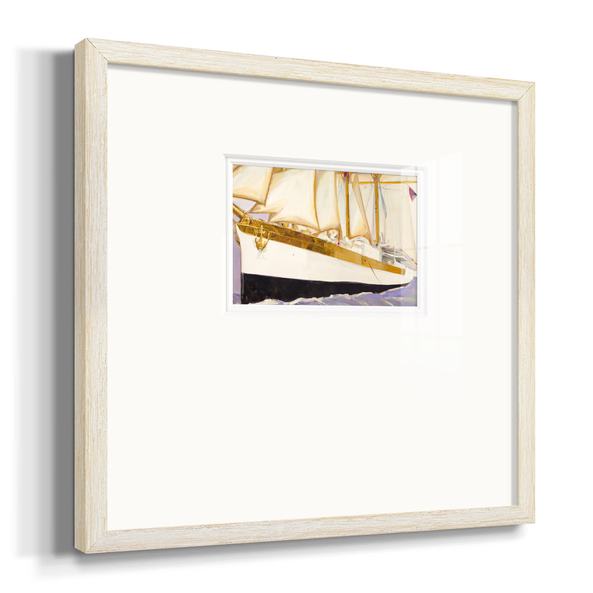 Godlen Sail VPremium Framed Print