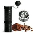 thumbnail image 1 of Moulin à Grains de Café Réglable pour la Maison, Moulin à Espresso Manuel en Acier Inoxydable avec Positionnement à Double Roulement, Base Antidérapante 2-en-1, Manivelle en Bois, Moulin à Café Portable pour le Camping et les Voyages, 1 of 8