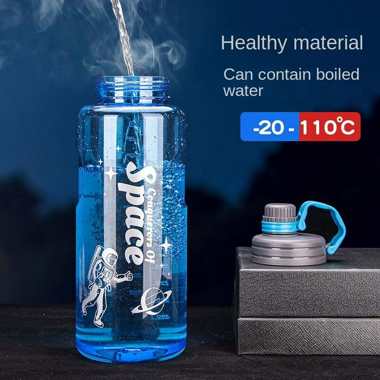 Water Bottle Large Capacity 3l Super Large Straw Cup Portable