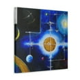 thumbnail image 2 of Starry Night Sky Map - Canvas, 2 of 10