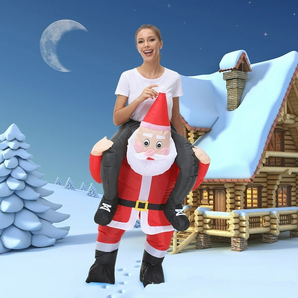 Decoraciones de Halloween, adornos de Halloween, regalos de Halloween, ropa inflable navideña, paseo festivo de Papá Noel, muñeco de nieve, disfraces divertidos de cosplay, disfraces de cosplay