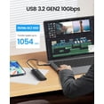 thumbnail image 2 of Carcasa SSD ORICO de aluminio M.2 NVMe USB-C de 10 Gbps y 4 TB, 2 of 8