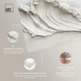 thumbnail image 4 of Wave on White Canvas Neutral Boho by Art Remedy, Gallery Wrapped, 36 x 24, 4 of 7