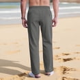thumbnail image 4 of Elvqul Mens Pants Big and Tall Trousers for Men Casual Yoga Pants Pockets Straight Leg Relaxed Fit Classic Fit, 4 of 7