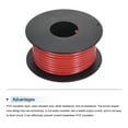 thumbnail image 3 of Uxcell 16AWG Stranded Wire Hookup 10M/33ft Red, Electrical Wire UL1007 Spool, 3 of 6