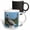 Multicolor, variant on 3drose, Usa, Florida - Pelican Perched on Pylon., 11oz Two-tone Blue Mug