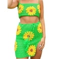 thumbnail image 4 of Mialoley Women Two-piece Clothes Set, Sleeveless Crop Tops and Knitted Skirt, 4 of 6