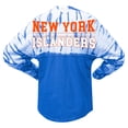 thumbnail image 3 of Unisex Spirit Jersey Royal New York Islanders Crystal Half Dye Long Sleeve T-Shirt, 3 of 3