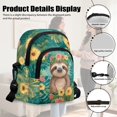 thumbnail image 6 of Xixirimido Sling Bag for Women Crossbody Bags Fanny Pack Chest Bag Travel Shoulder Belt Purse Backpack Gifts, Sloth Vintage Daisy Leaf, 6 of 7