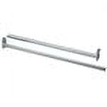 National Hardware - V209 72" - 120" Adjustable Closet Rod - Bright Zinc