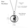 thumbnail image 3 of Collar para Mujer con Cristal Fino Swarovski en forma de Star– Bañado en Rodio- Collar Elegante y Brillante-Collares de Mujer de Moda- Joyería para Mujer de Moda- Regalo especial Ortiz Espinosa Temporada, 3 of 6