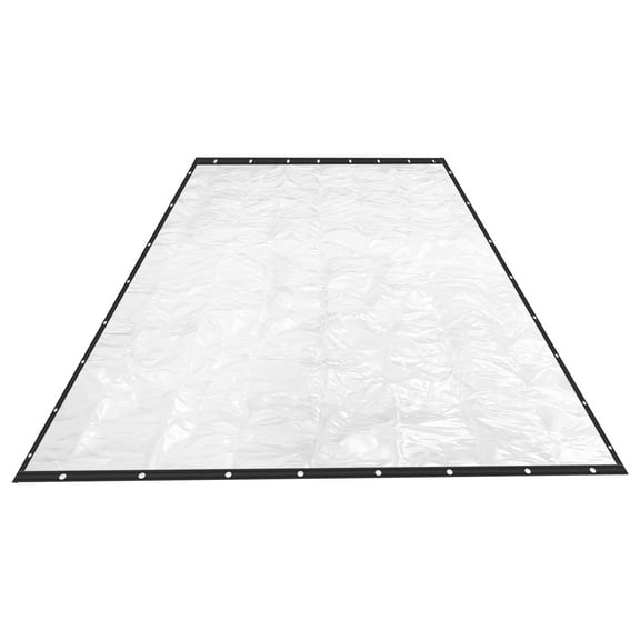 Clear Outdoor Curtains, PVC, Tear-Resistant, Easy to Install, Perfect for Rain Shelter