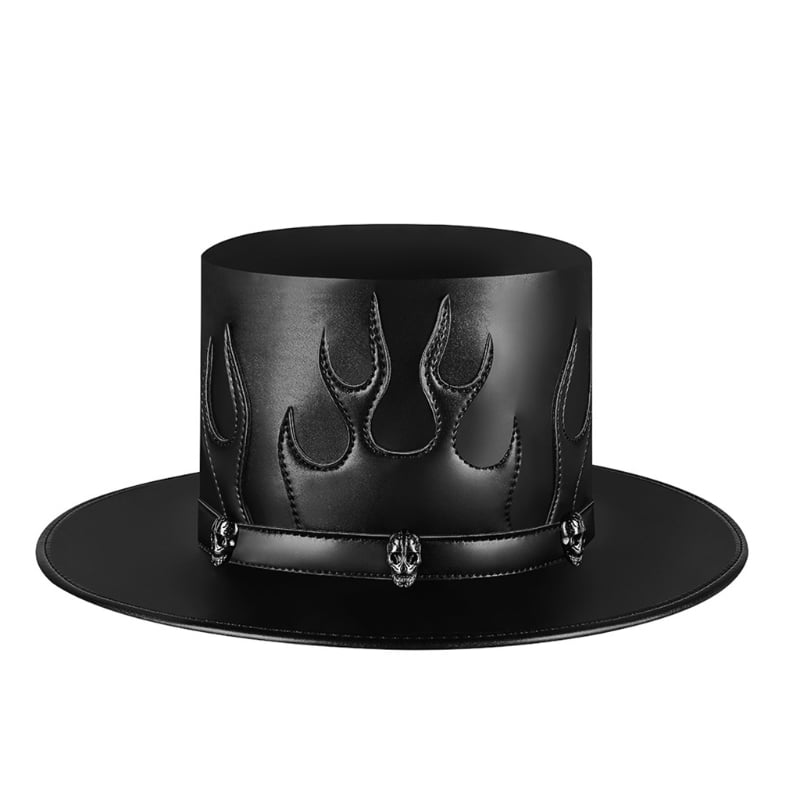 Tall Black Top Hat Steampunk Magician Costume Gentlemen Hat Dress Fancy 1Pcs 