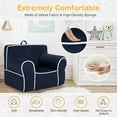 thumbnail image 6 of Kadyn Kids Couch Sofa,Toddler Couch, Kids Reading Baby Chair,Upholstered Kids Sofa with Velvet Fabric and High-Quality Sponge-Navy, 6 of 9