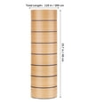 thumbnail image 2 of ZUNOXAZ 1 Roll Wood Grain Wall Panels Peel and Stick Self Adhesive Faux Wood Waterproof 3D Wallpaper 118.11*15.75*0.11 Inch, 2 of 11