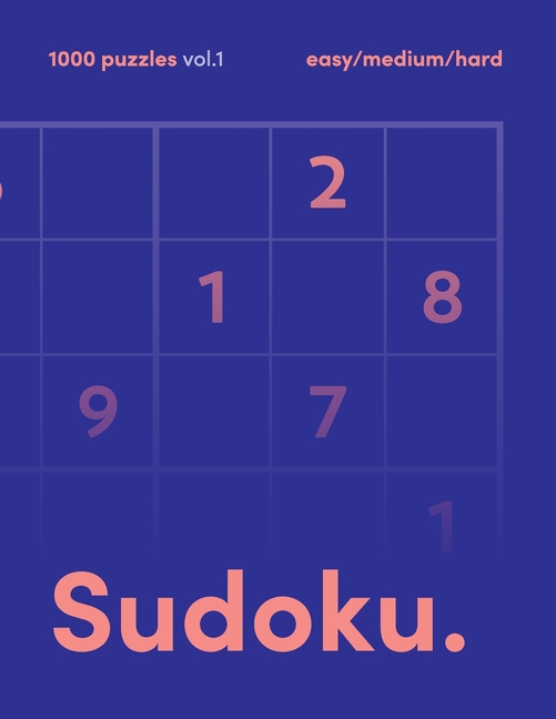 sudoku 1000 puzzles vol 1 easy medium hard sudoku