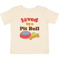 thumbnail image 3 of Inktastic Pit Bull Loved by a (dog Breed) Boys or Girls Baby T-Shirt, 3 of 5
