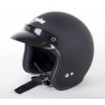 thumbnail image 2 of Cyclone Open Face Motorcycle Helmet DOT/ECE Approved - Matte Black - Small, 2 of 4