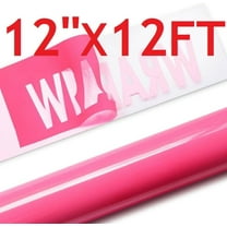 12"x12FT Pink HTV Iron On Heat Transfer Vinyl Roll for T Shirt Cricut Silhouette