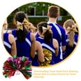 thumbnail image 3 of GOOHOCHY 2pcs Cheerleading Pom Poms With Handle Shiny Cheerleader Cheering Pom Poms Metallic Cheer Poms For Team Events Dance Cheering Enthusiasts, 3 of 7