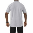 thumbnail image 2 of 5.11 Work Gear Men's Utility Short Sleeve Polo Shirt, Poly-Cotton Fabric, Wrinkle Resistant, Heather Grey, 2X-Large, Style 41180, 2 of 3