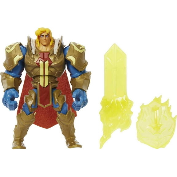 Masters of the Universe He-Man and The Masters of the Universe He-Man Action Figure, 5.5-inch Collectible Toy