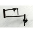 thumbnail image 2 of Kingston Brass KS4105DKL Kaiser Wall Mount Pot Filler Faucet, Oil Rubbed Bronze, 2 of 7