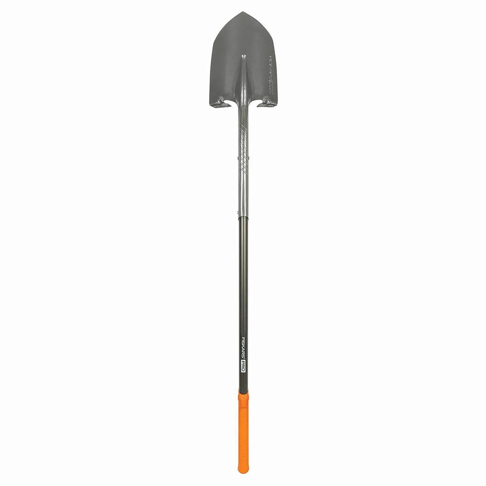 Round Point Fiskars Digging Shovel Steel 35-1/2 Pre-Sharpened
