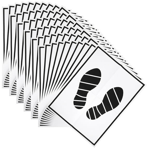 KALLORY 60pcs One-Time Use Car Mats for Floor Protection Assorted Color