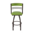 thumbnail image 5 of 860 Hunter 36" Swivel Bar Stool with Bronze Finish and Canter Kiwi Green Seat and Back, 5 of 5