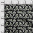 thumbnail image 2 of oneOone Rayon Black Fabric Skull Sewing Fabric By The Yard Printed Diy Clothing Sewing Supplies 56 Inch Wide-aB, 2 of 5