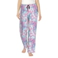 thumbnail image 2 of Lsque Tie Dye Print Women's Pajama Pants, Lounge Pant - Comfortable Home Wear,Elastic Waistband, Stylish Design-Small, 2 of 9