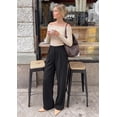thumbnail image 6 of PRETTYGARDEN Women's Wide Leg Work Dress Pants Trousers | Palazzo Pant with Pockets, Lightweight Flowy, High Elastic Waistband, Office Wear, Business Casual Outfits, Fashion Clothing, 6 of 10