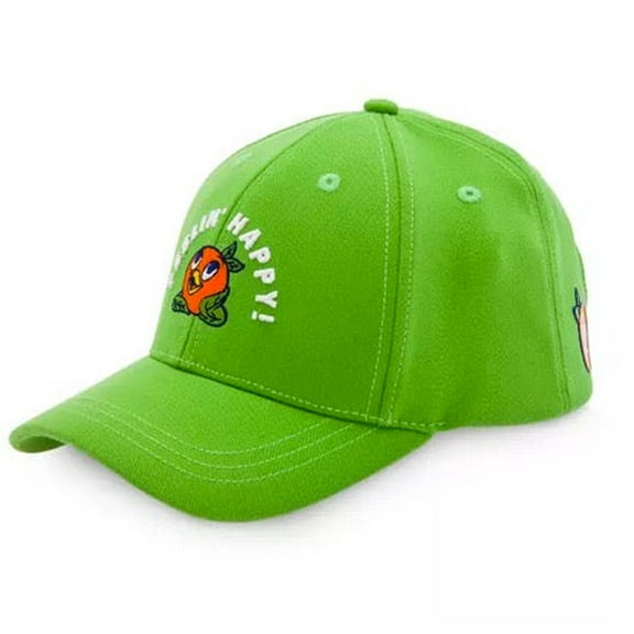 Disney Parks Orange Bird Peelin Happy Cap Green Hat