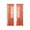 Orange, variant on Pink French Lace Girly Curtain Drill Free For Living Room Kitchen Bedroom Bay Window Sheer Drapes