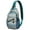 Minimalist Nor, variant on Ink Style Travel Sling Backpack Lightweight Durable Crossbody Bag with Rustic Patterns for Commuting and Hiking
